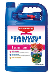 BioAdvanced 820157E All-In-One Rose and Flower Care Concentrate, Spray Application, 1 gal Bottle